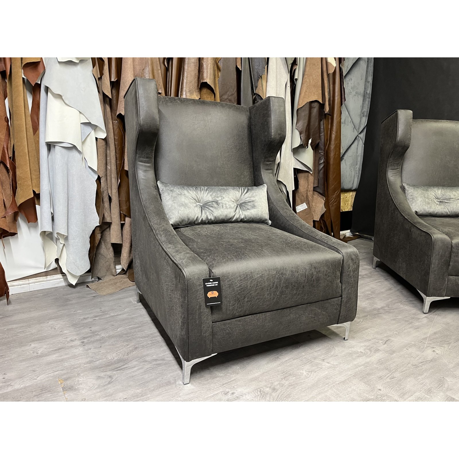 wc-20230908_120952419_iOS-scaled-11 Kensington High Back Armchair – Bespoke Contract Wing Chair - Image 1